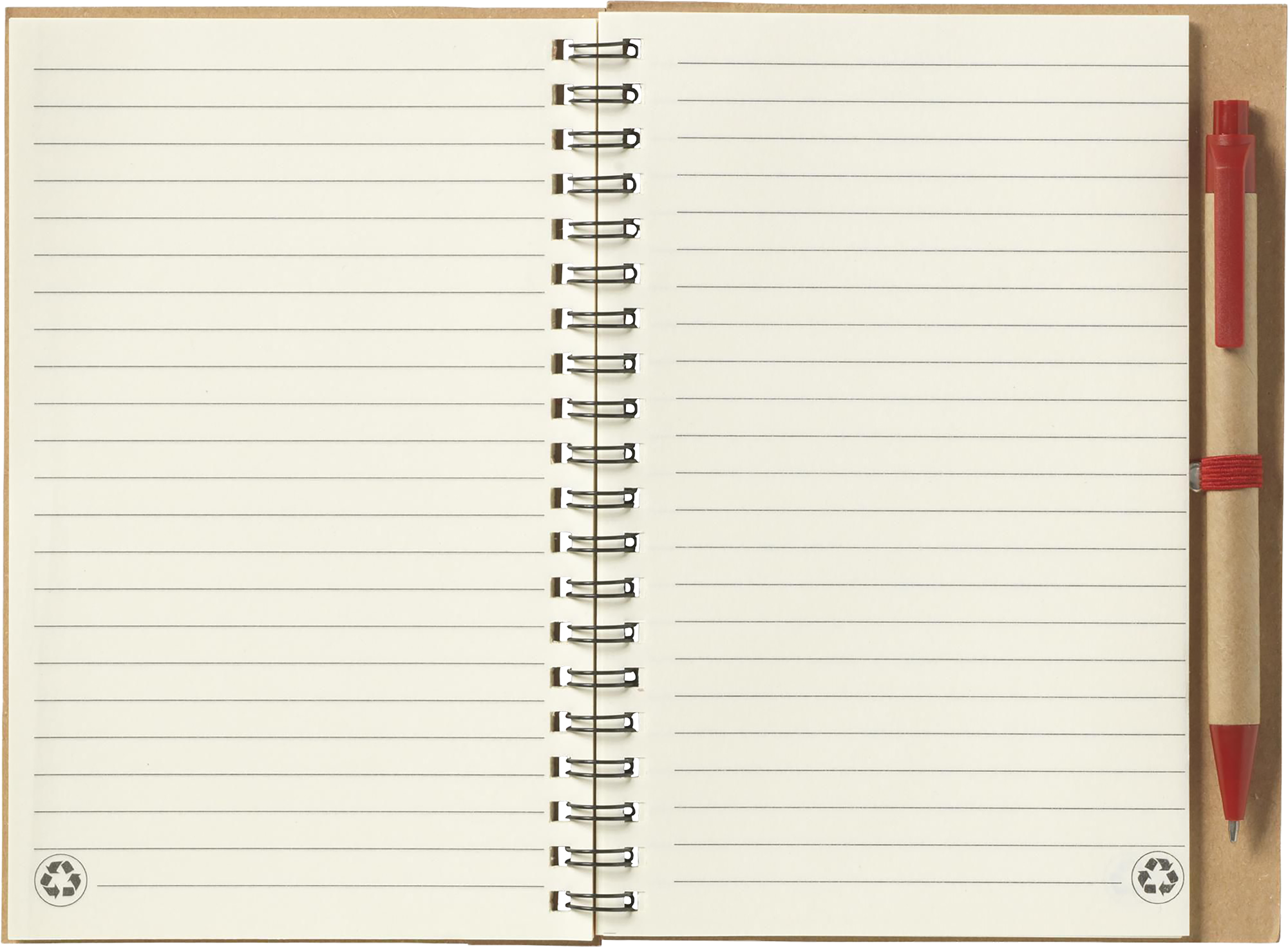 Picture of Recycled notebook and pen (approx A5)