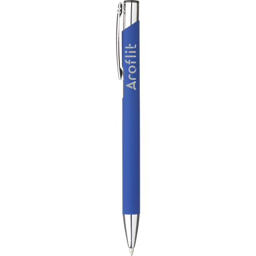 Ebony soft touch ballpen