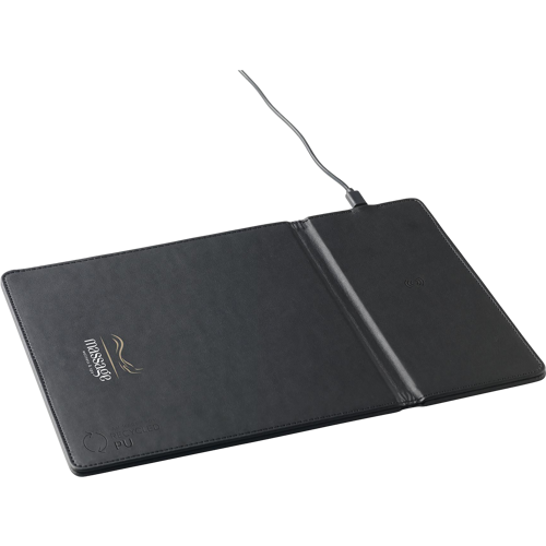 Recycled wireless charging mouse mat