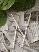 Recycled newspaper pencil 262519_938 (Grey/dark grey)