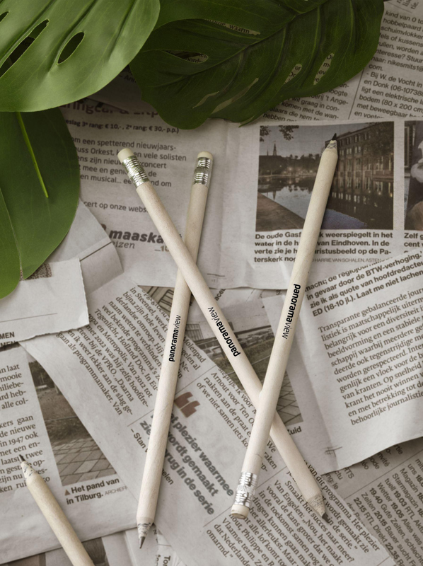 Recycled newspaper pencil 262519_938 (Grey/dark grey)