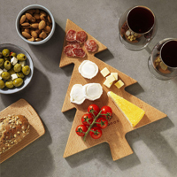 Bowls and Dishes - Pure wood - Christmas tree serving board 261202_945 (Wood)