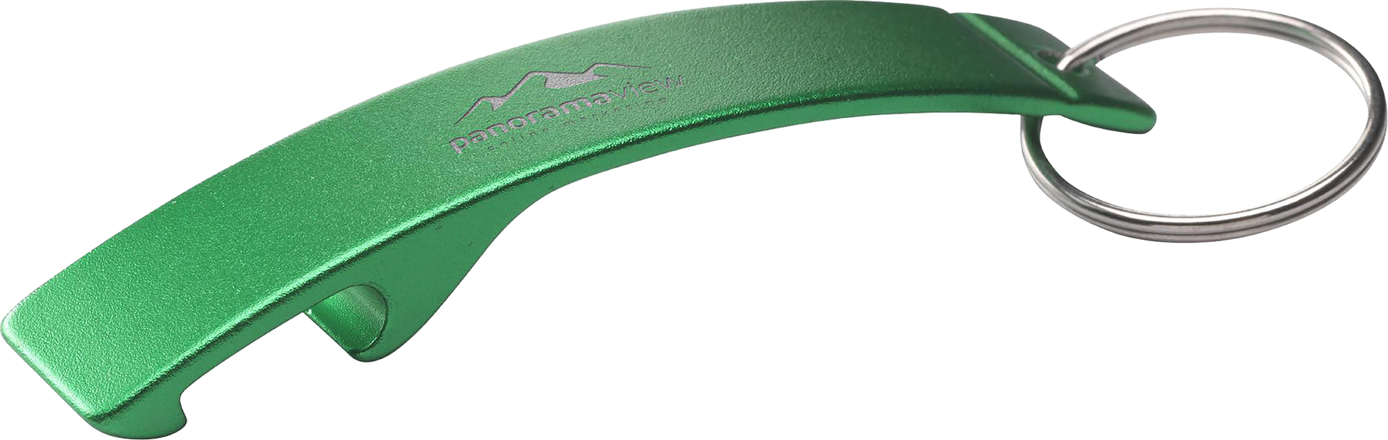 Picture of Recycled aluminium bottle opener keyring