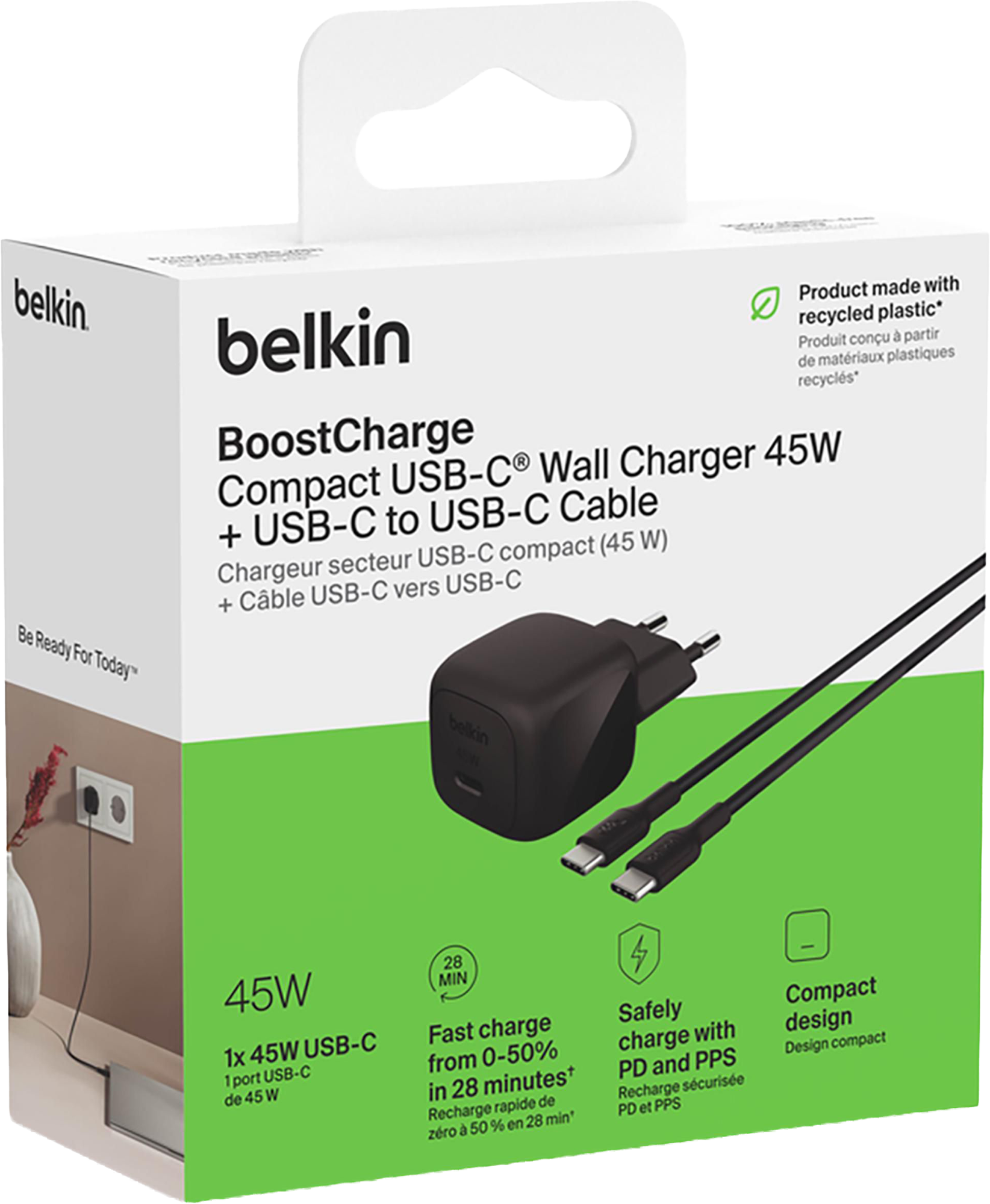 Picture of Belkin wall charger (Not suitable for UK or Ireland) 
