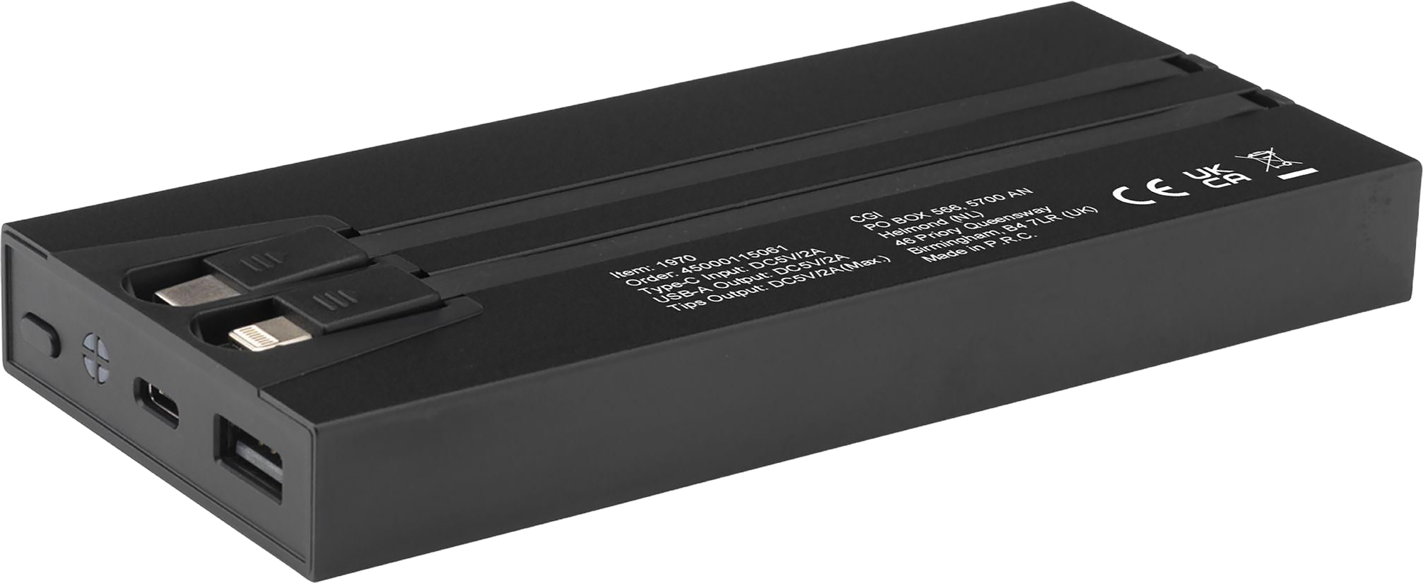 Picture of Recycled aluminium power bank (10,000mAh)