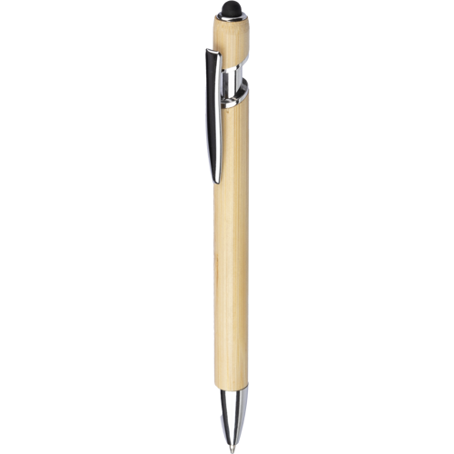 Bamboo ballpen with stylus