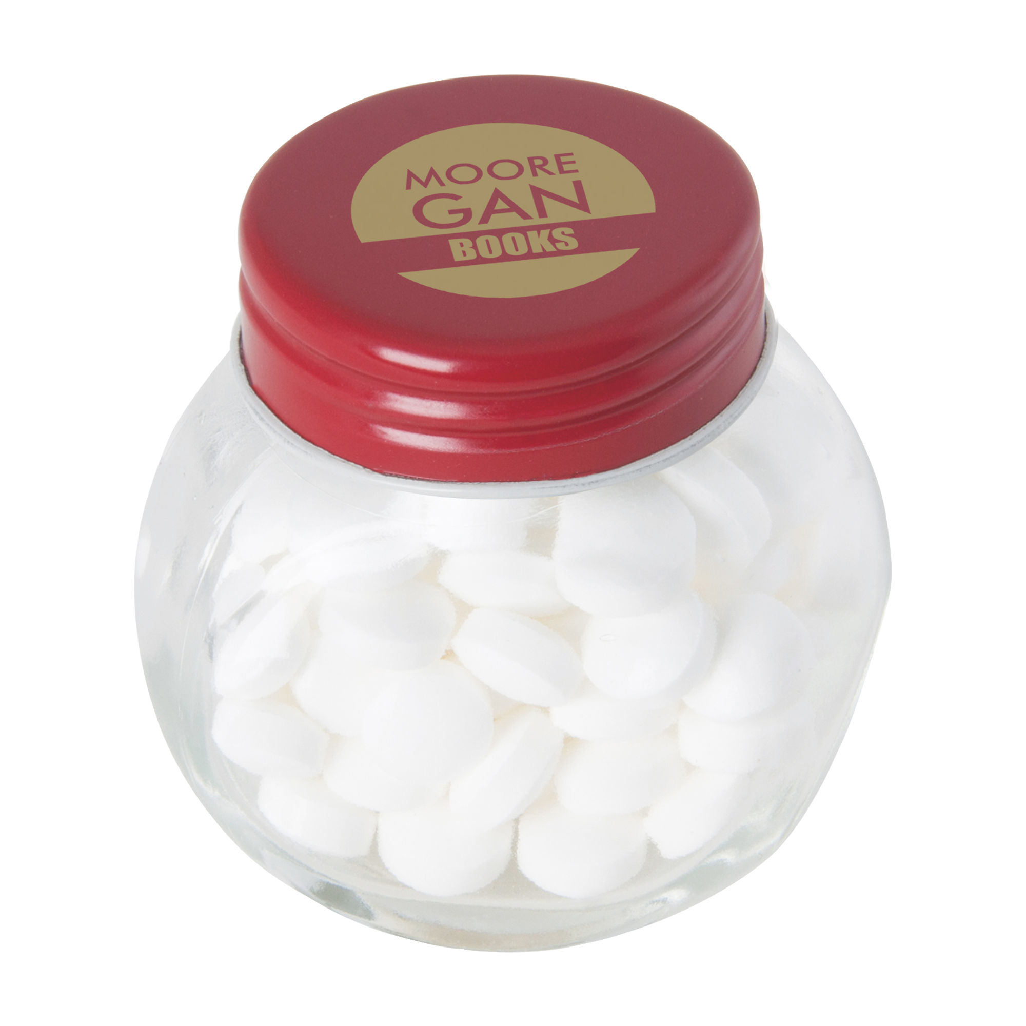 Picture of Small glass jar with dextrose mints