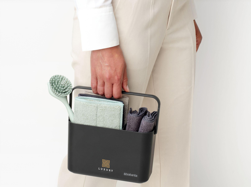 Brabantia Sinkside organiser cleaning set 262981_491 (Dark Grey)