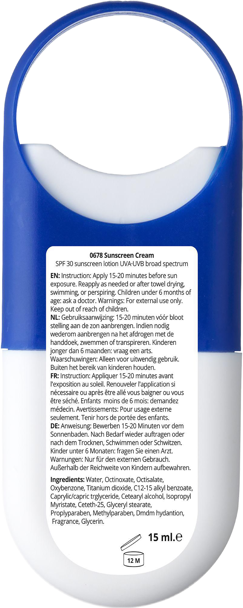 Picture of Sunscreen 15ml spray (SPF30)