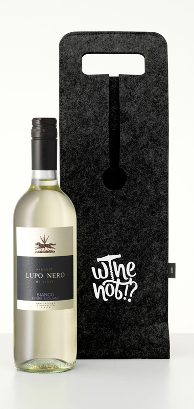 RPET wine bottle holder 261354_001 (Black)