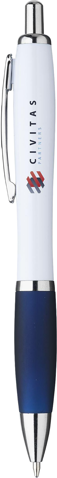 Picture of White pen with coloured grip