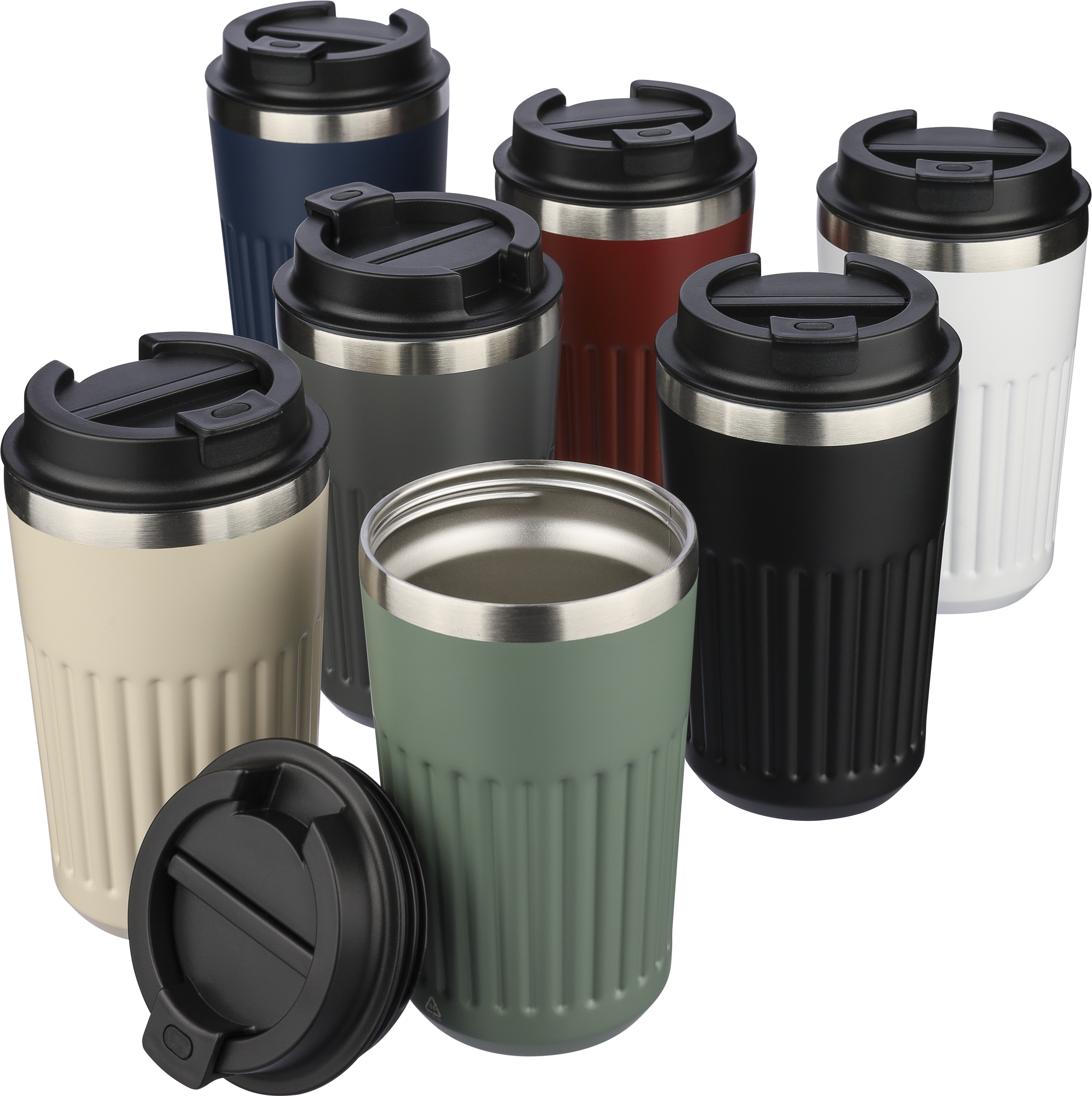 Picture of Recycled steel travel mug (400ml)