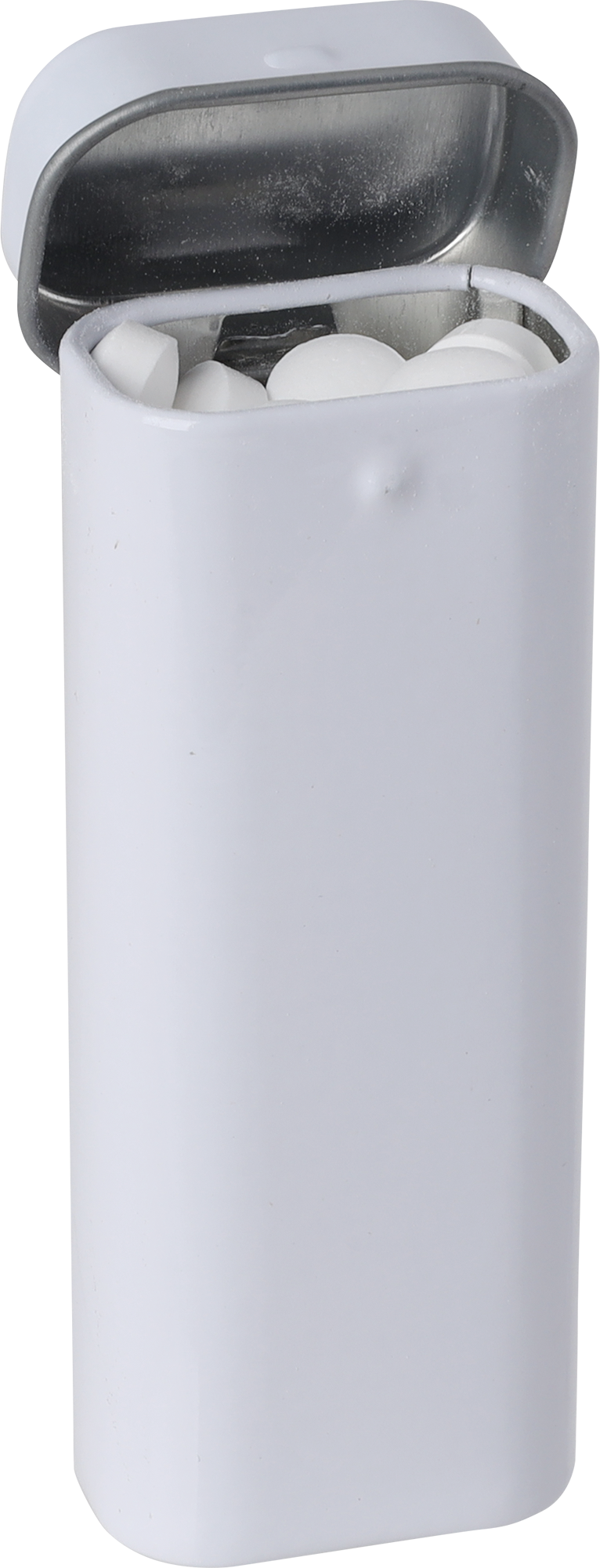 Picture of Tall hinged tin with dextrose mints
