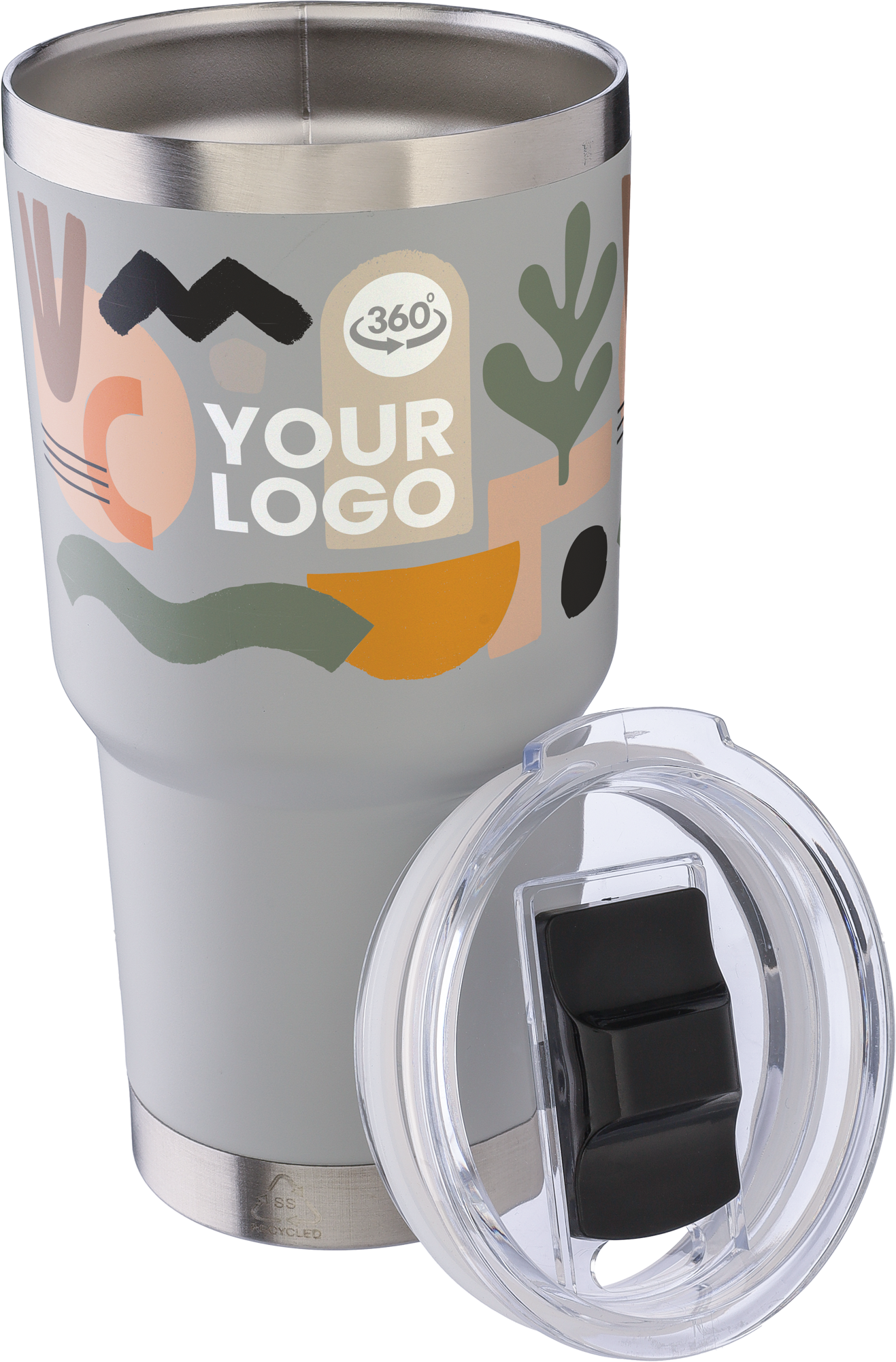 Picture of Stainless steel double walled travel mug (590ml)