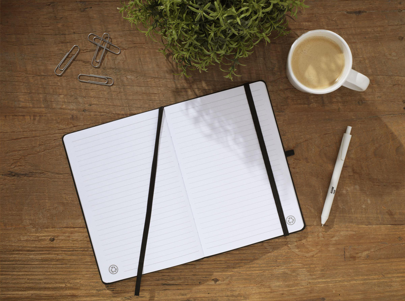 Recycled notebook (approx. A5)  263193_001 (Black)