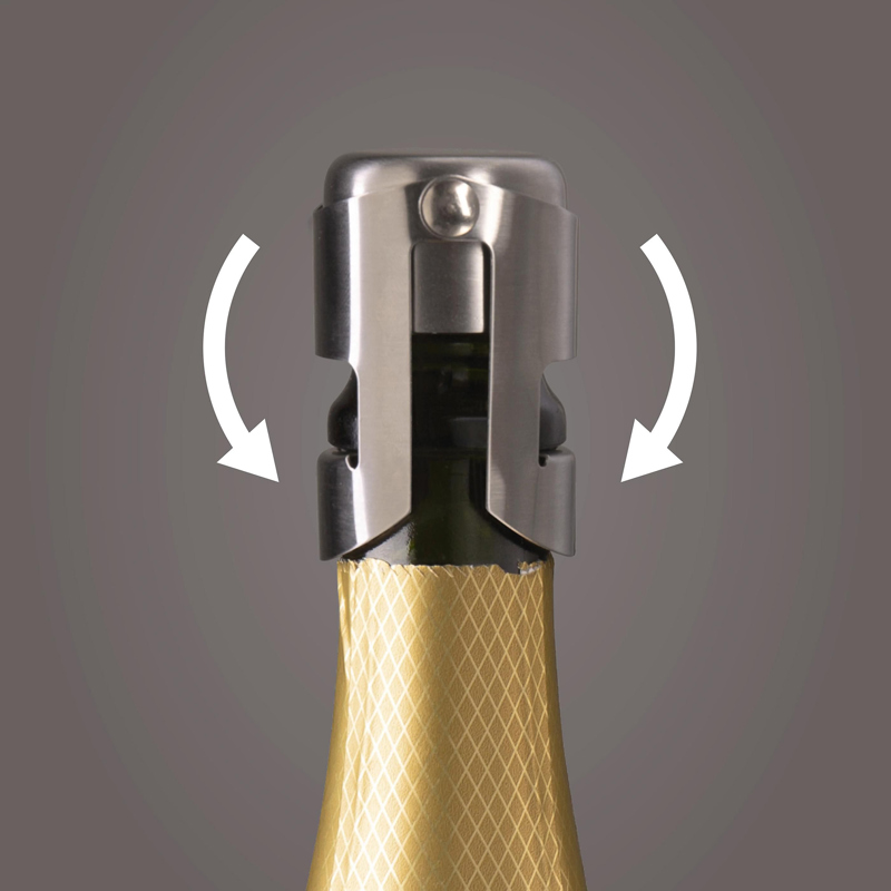 Vacu Vin champagne stopper 1564187_032 (Silver)
