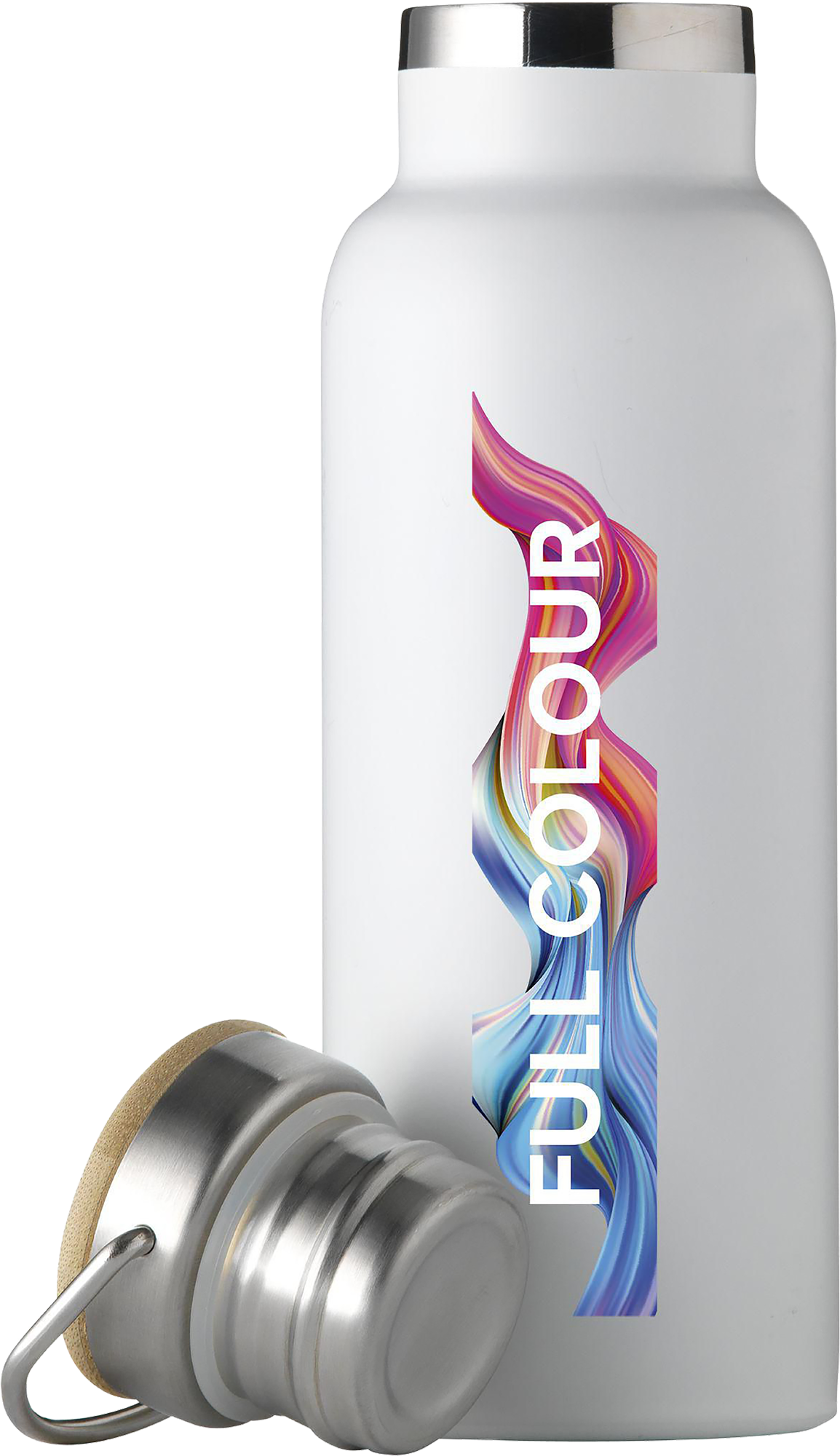 Picture of Recycled stainless steel double walled bottle (500ml)
