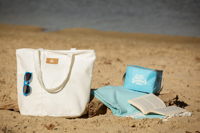 Recycled corduroy beach bag 1475953_002 (White)