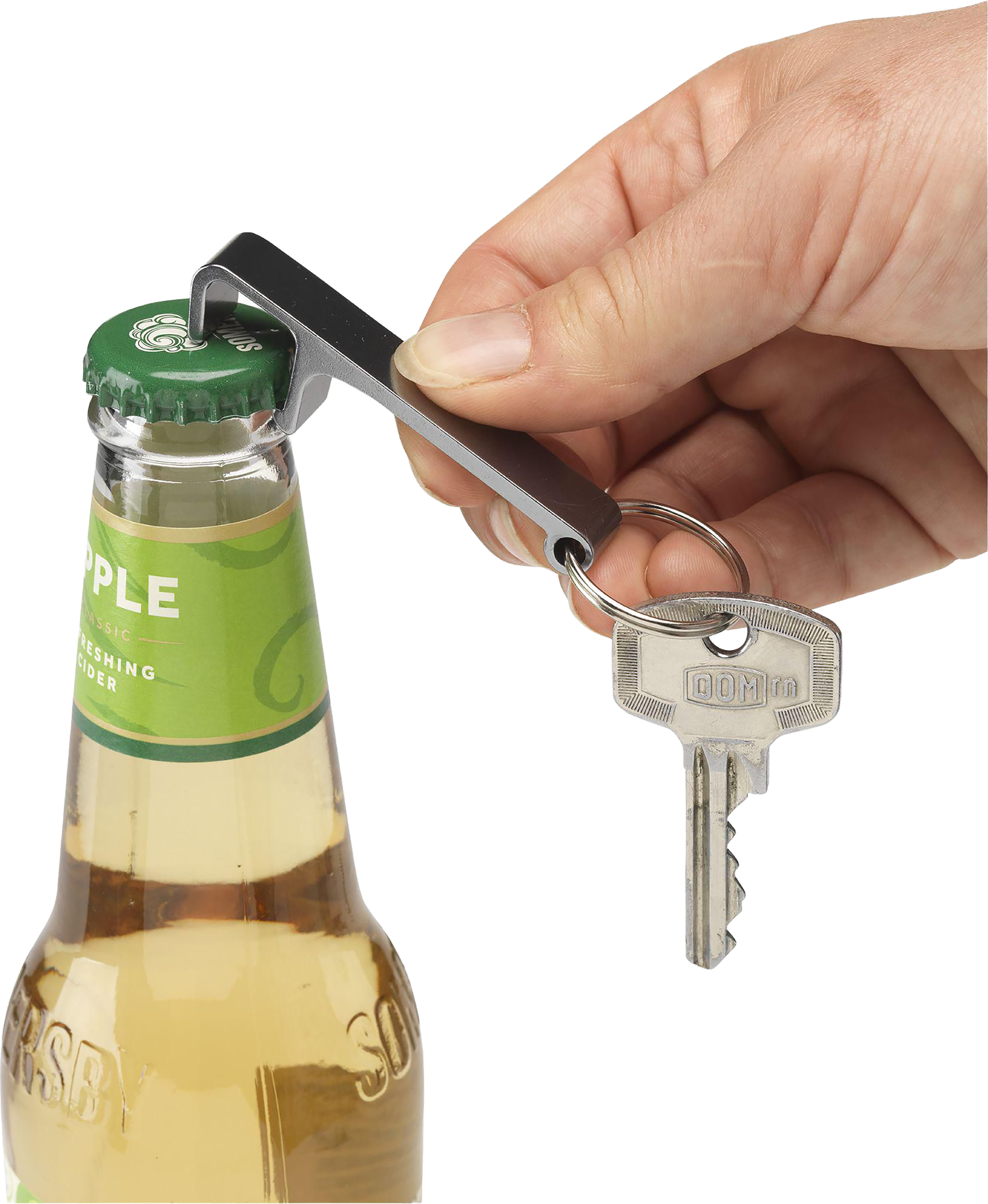 Picture of Recycled aluminium bottle opener phone stand