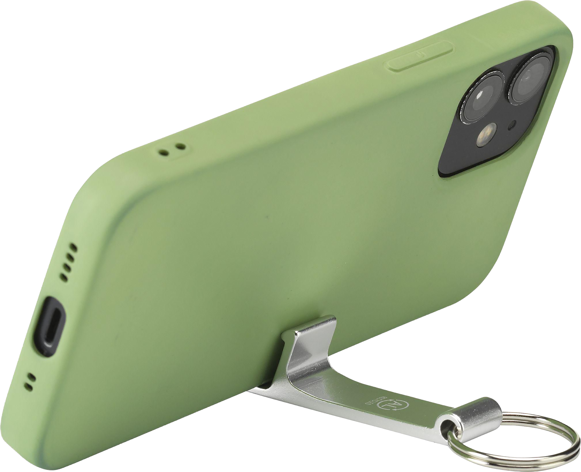 Picture of Recycled aluminium bottle opener phone stand