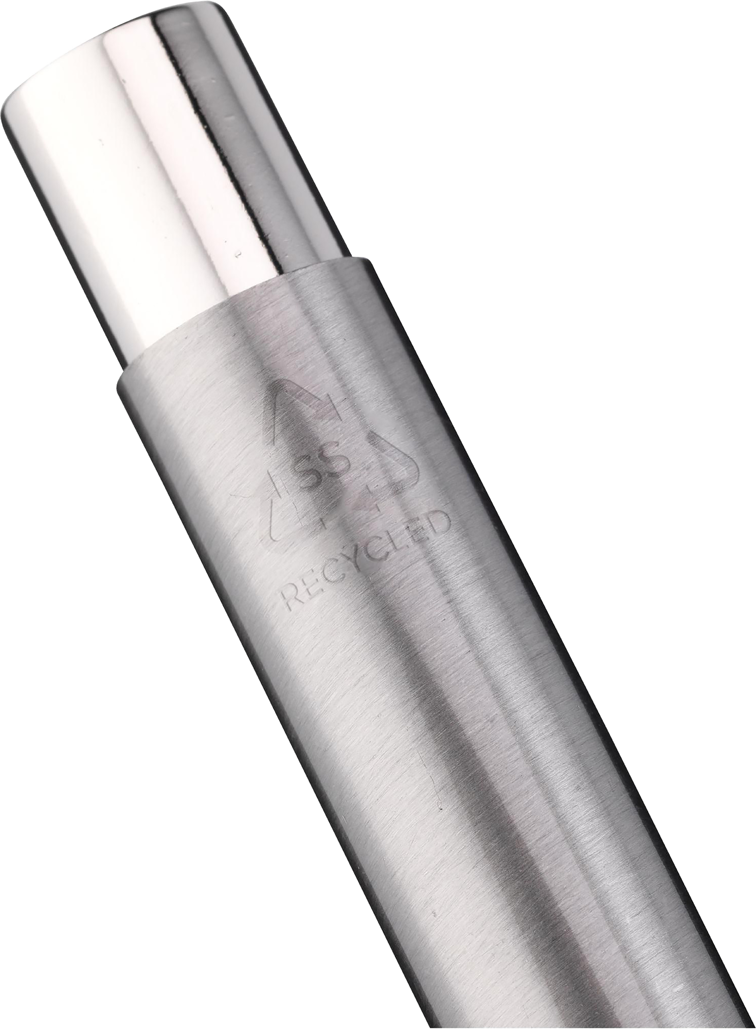 Picture of Recycled stainless steel ballpen in a gift box