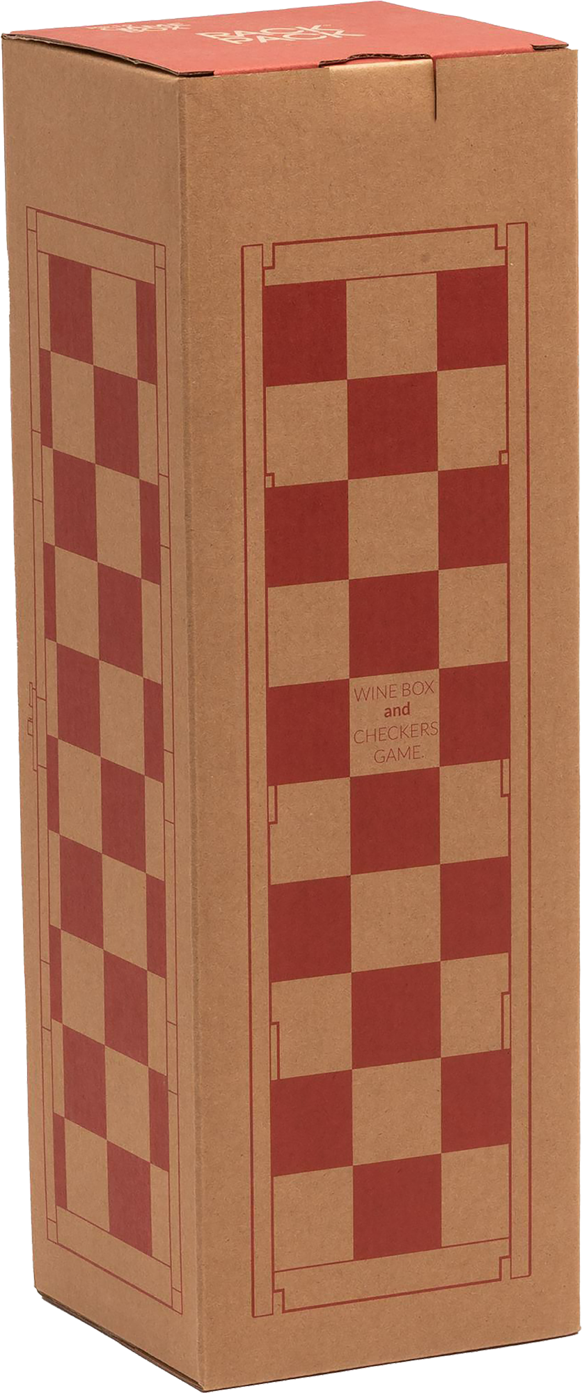 Picture of Rackpack wine gift box & checkers game