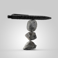 Bio-Stone ballpen 261337_001 (Black)