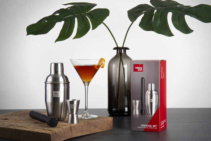 Vacu Vin cocktail set 1564208_032 (Silver)