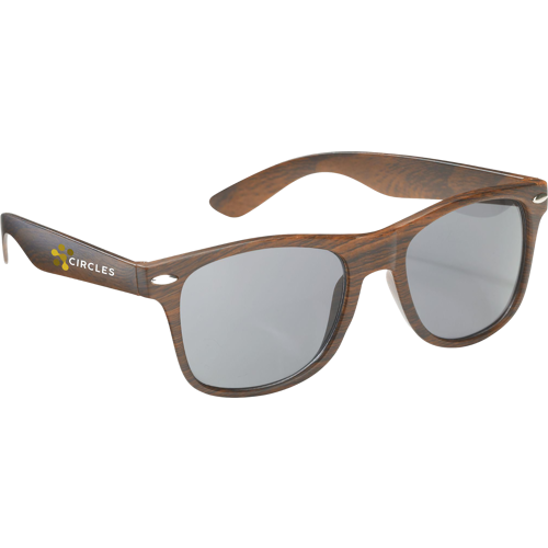 Wood effect sunglasses
