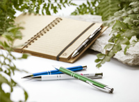 Recycled aluminium ballpen 262317_002 (White)