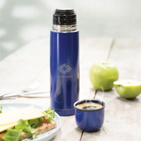 Recycled steel flask (500ml) 265876_454 (Metallic Blue)