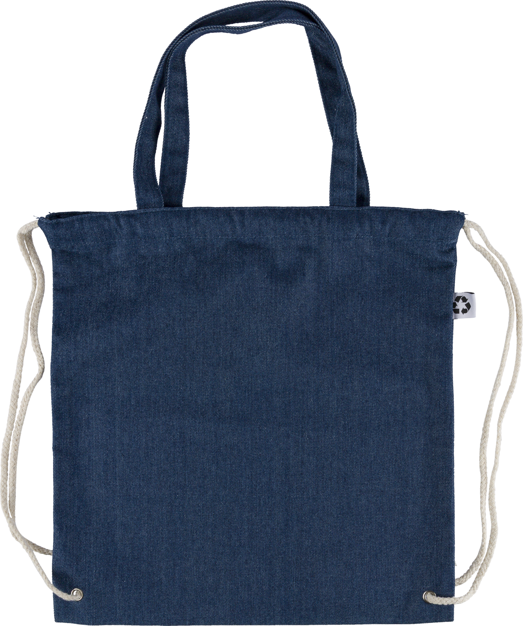 Picture of Recycled denim drawstring bag