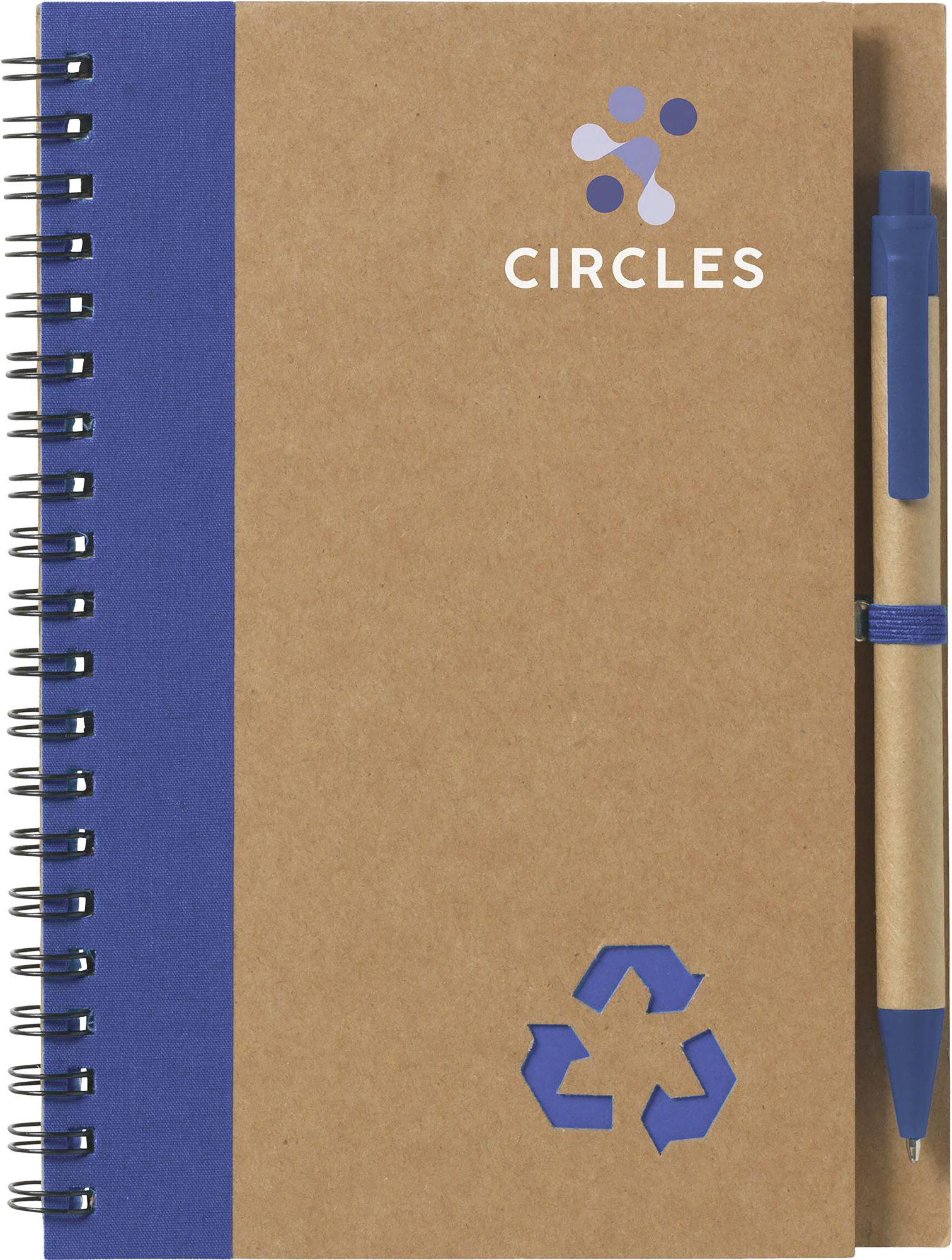 Picture of Recycled notebook and pen (approx A5)