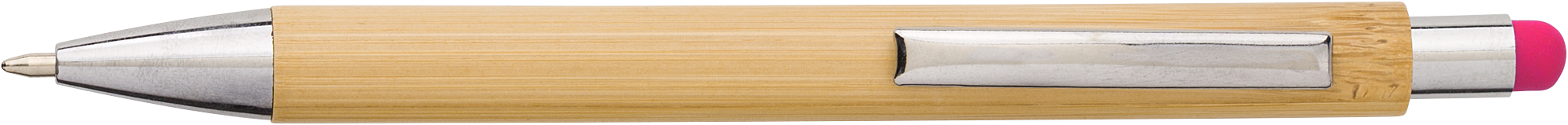 Picture of Bamboo and plastic ballpen