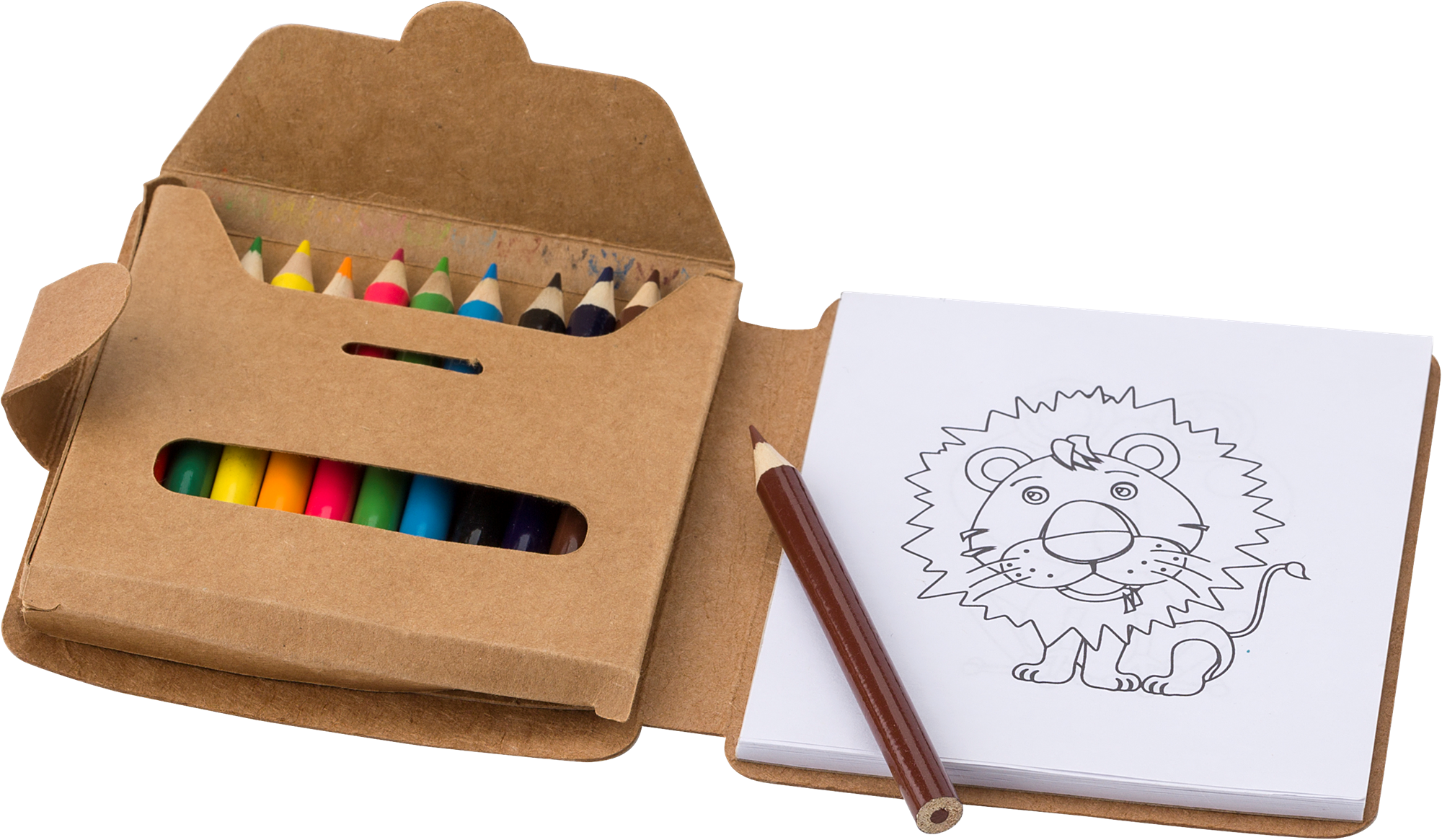 Picture of Cardboard colouring set