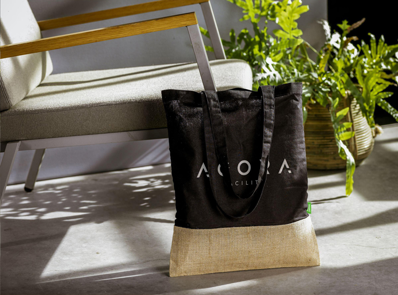 Organic cotton shopper (160gsm/4.7oz) 261417_001 (Black)