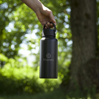 Recycled stainless steel bottle (900ml) 262747_001 (Black)