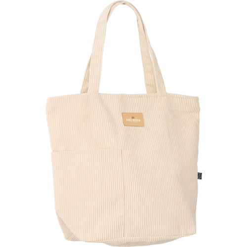 Recycled corduroy beach bag