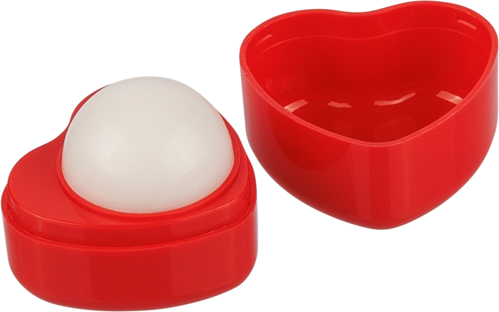 Heart shaped lip balm