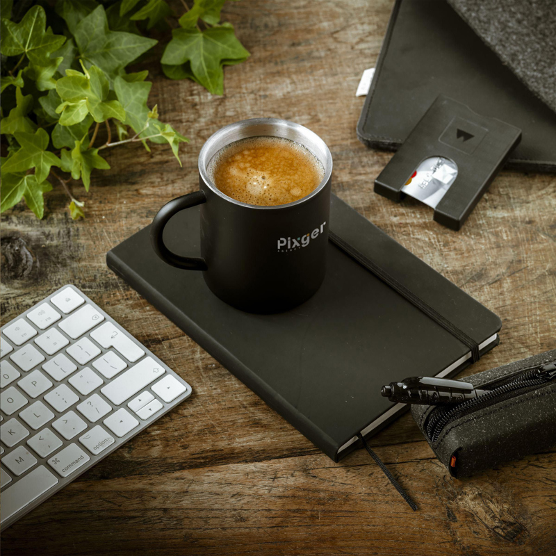 Recycled steel mug (300ml) 265403_001 (Black)