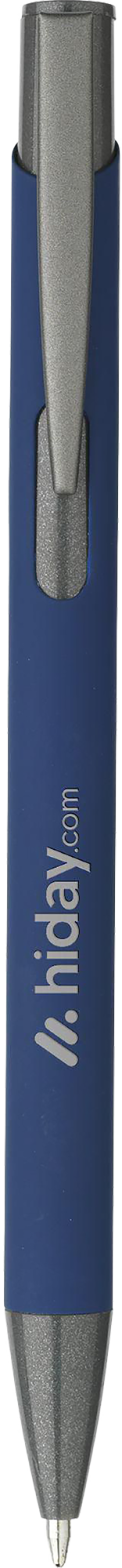Picture of Ebony soft touch recycled aluminium ballpen