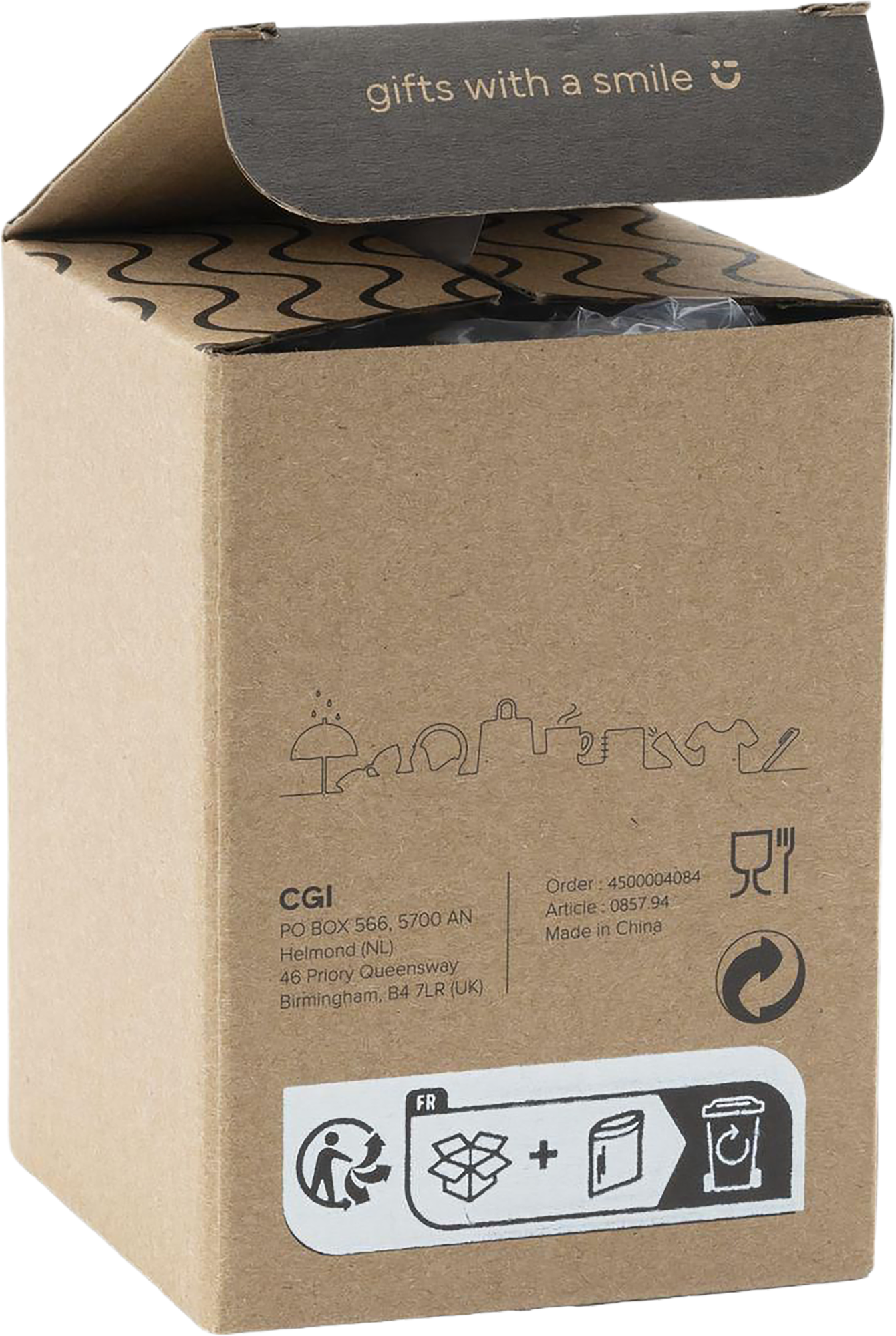 Picture of Recycled double walled steel mug (170ml)