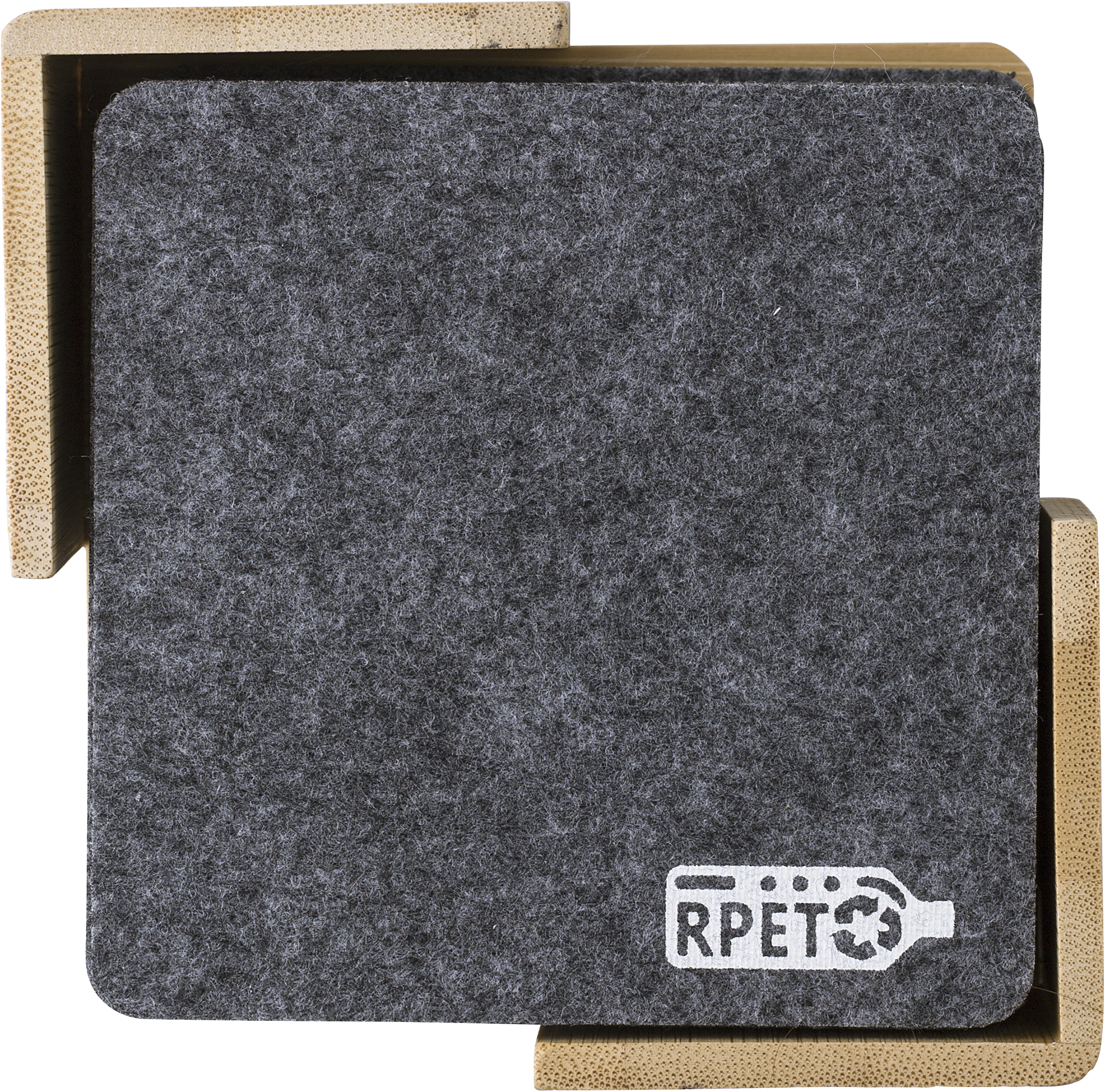 Picture of RPET coaster set