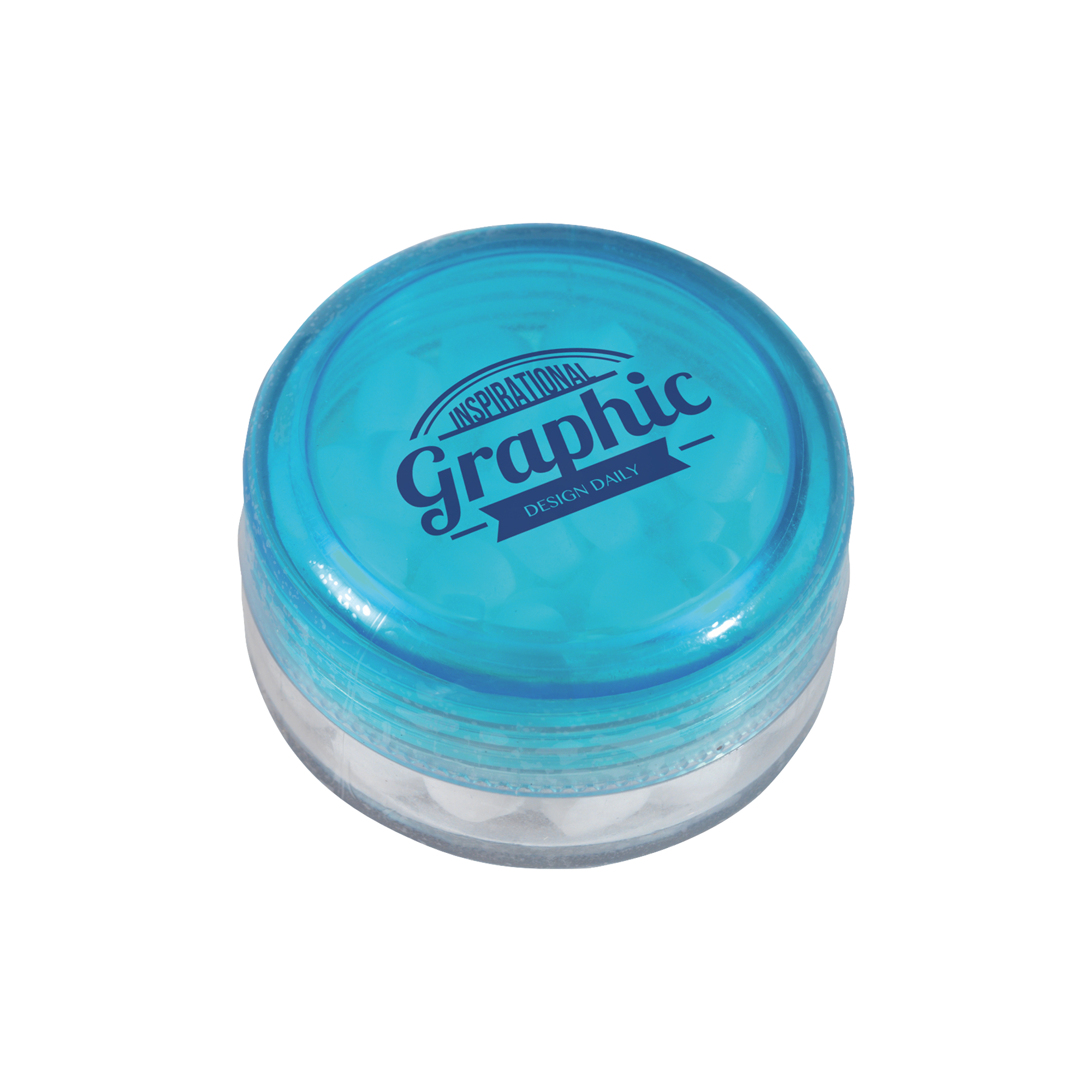 Picture of Round pot with sugar free mints