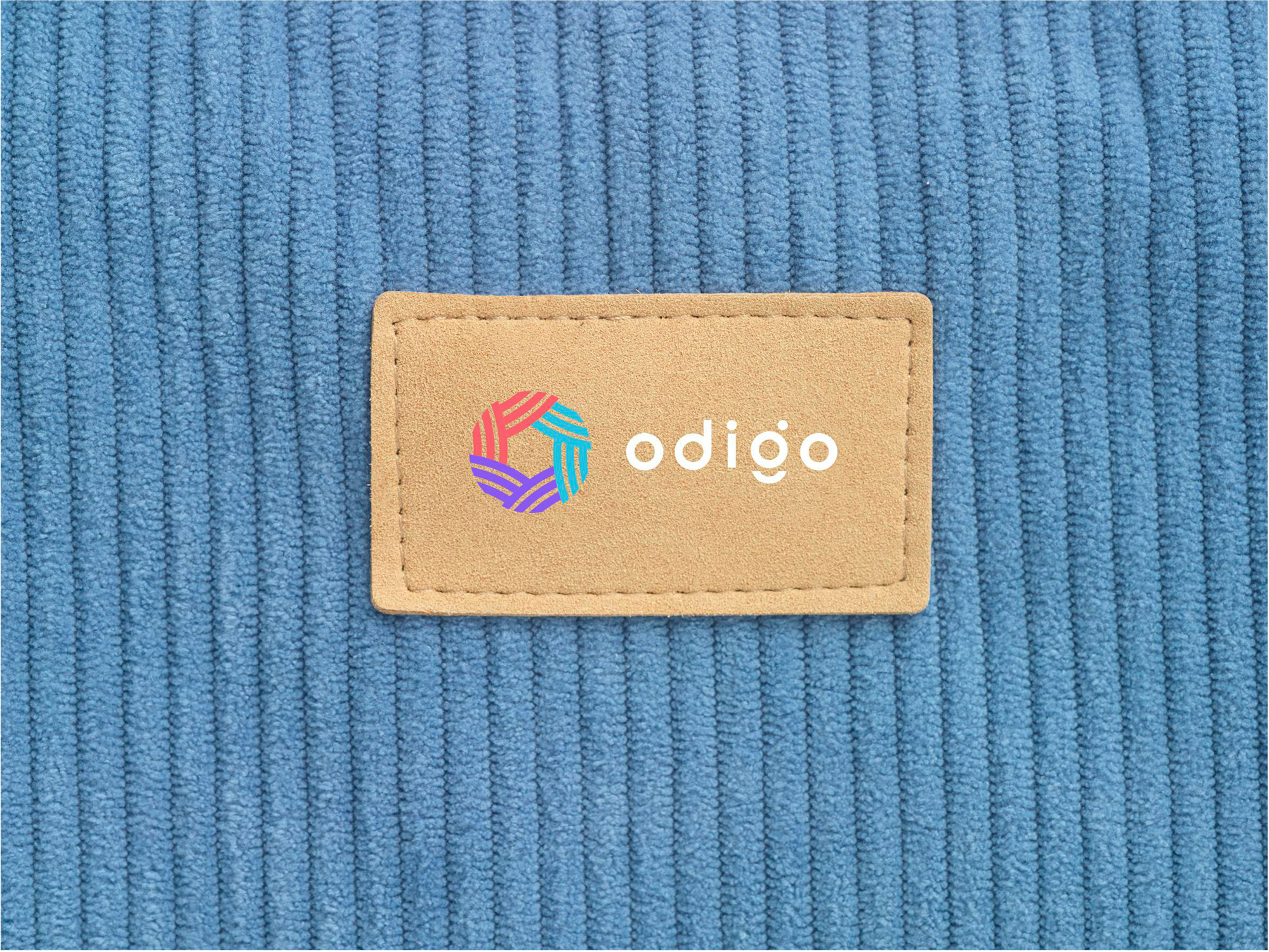 Picture of Recycled corduroy beach bag