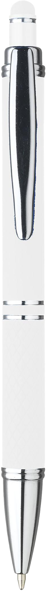 Picture of Soft touch aluminium ballpen with stylus