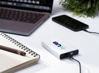 Recycled ABS power bank (10,000mAh) 262761_002 (White)
