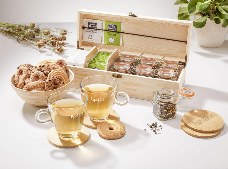 Bamboo coaster set 261731_311 (Natural)