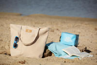 Recycled corduroy beach bag 1475953_357 (Beige)