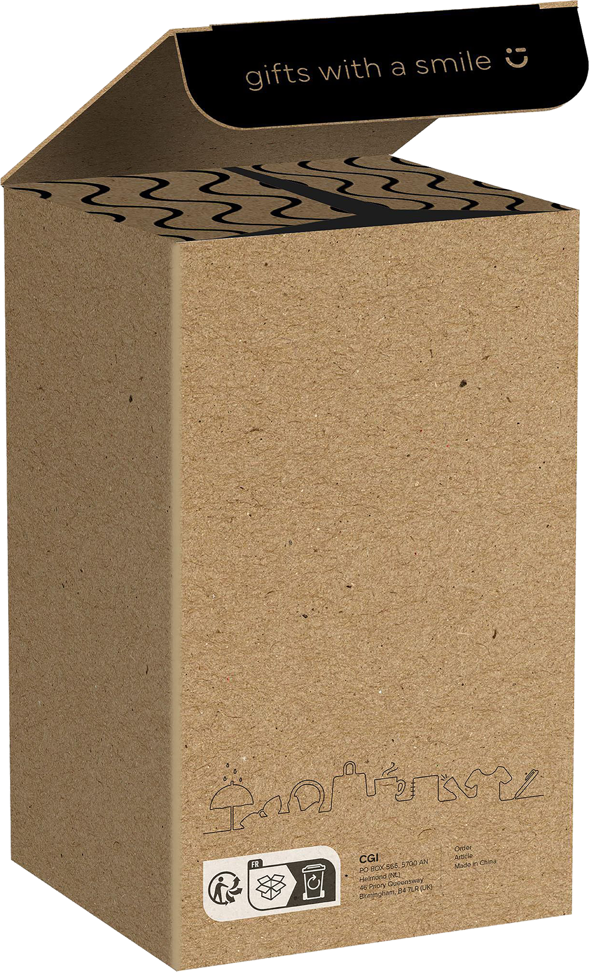 Picture of Wooden wine box